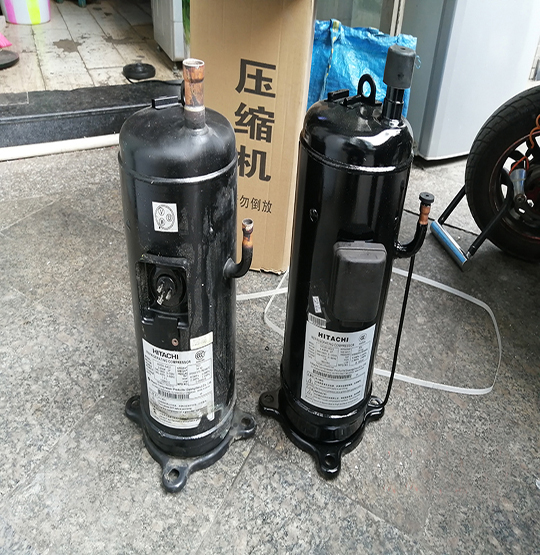 灵石中央空调压缩机的更换维修